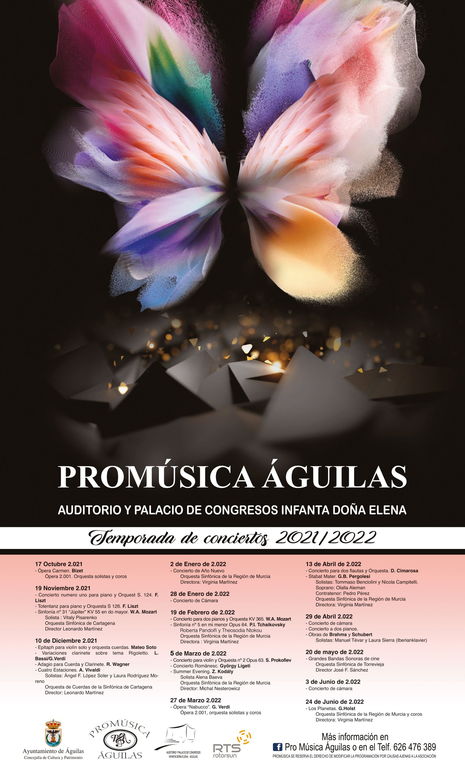 Promusica Águilas - Temporada de Conciertos 2021/2022