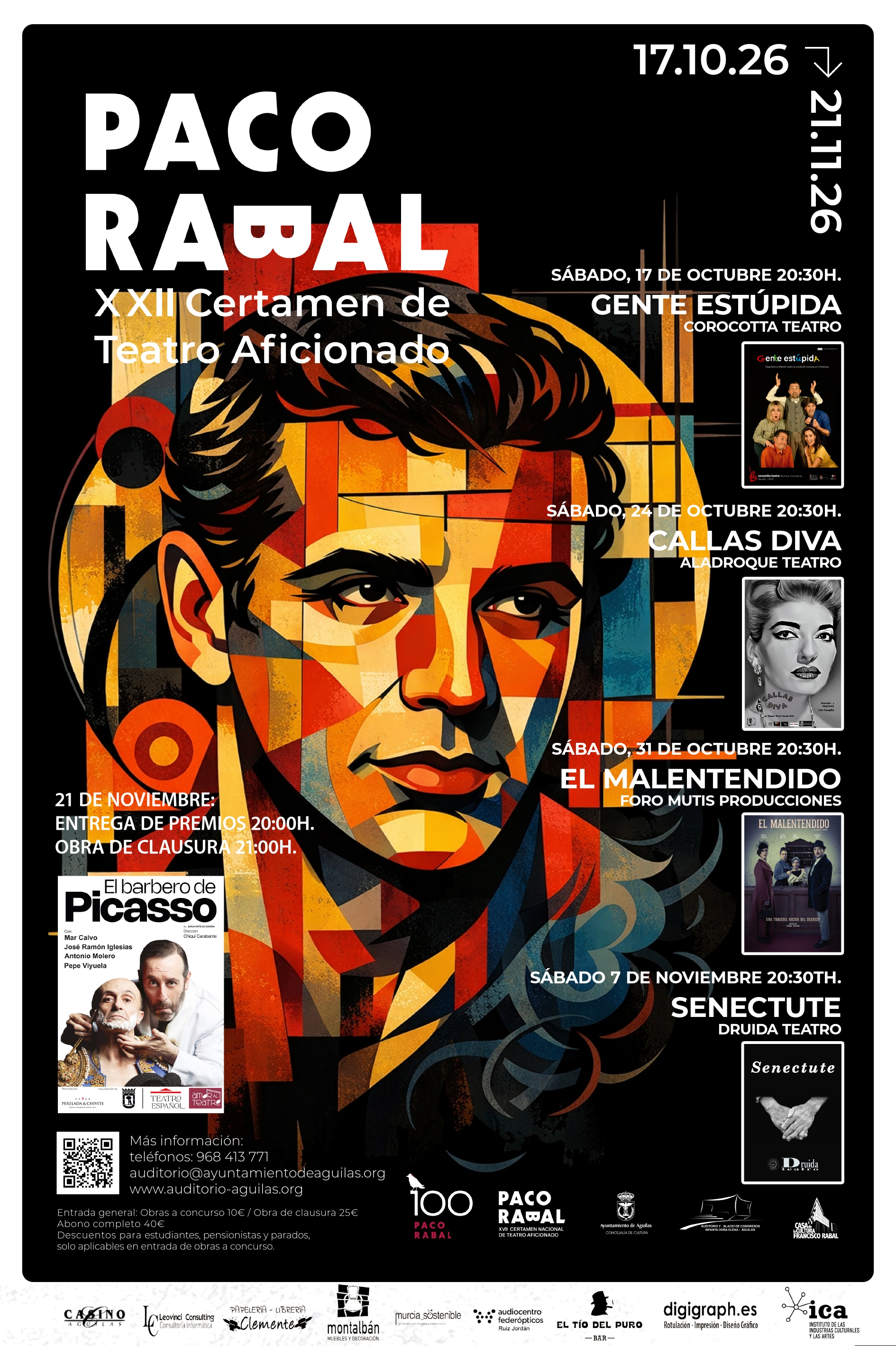 XXII CERTAMEN DE TEATRO AFICIONADO PACO RABAL